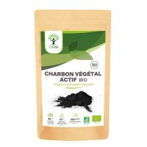 Bioptimal - Nutrition Naturelle - Charbon Végétal Actif Bio En Poudre - Digestion Cholestérol - Autres super aliments