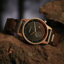 Montre homme bois noyer Phobos