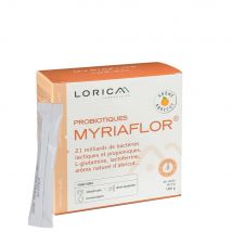 Laboratoire Lorica - Myriaflor Sticks - Flore intestinale, 21 milliards de bactéries - Complément alimentaire - Digestion