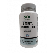 Pleine Forme - NAC N-acetyl cysteine 600-60 gélules-SFB - Complément alimentaire - Antioxydants
