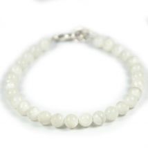 Bracelet nacre blanche ∅6