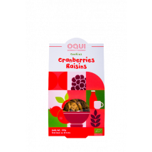 Oqui - Biscuits Bio Cranberries Raisins - Biscuits & gâteaux