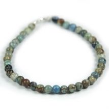 Bracelet opale bleue ∅4