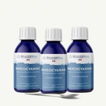 Beaverhill - Phycocyanine Concentrée À 6000 Mg/l – Pack Eco 3 Flacons – - Antioxydants