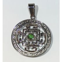 Bio-energy - Pendentif Tibétain Argenté 16 En 1 - Bijoux bien-être