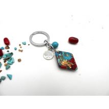 Les Orgonites - Porte Clefs Orgonite Tibet Union - Matériel de bien être