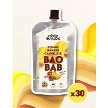 Eivie Nature - Pack De 30 Purées De Fruits Énergétiques Bio Baobab 3kg - Défenses immunitaires