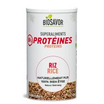 Biosavor - Protéine De Riz En Poudre Bio - 400g - Elaboré Et Conditionné - Sport
