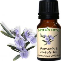 Ecocert - Huile Essentielle De Romarin À Cinéole 10ml - Antiseptique - Anti-viral - Anti-infectieux