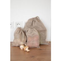 Angie Be Green - Sac Pour Le Vrac En Voile De Lin- Taille M - Conservation
