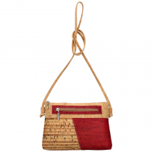 Oak Forest - Sac En Liege - Sac Bandoulière Artisanal En Liège "duo Bordeaux" - Sacs & maroquinerie