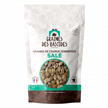 Graines Des Bastides - Graines De Courge Salées - 100g - Produits sans gluten