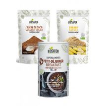 Biosavor - Box Superaliments Healthy & Gourmand - Mix Breakfast Cacao + Sucre - Autres super aliments