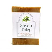 Savon d’Alep avec 40% d'huile de baies de laurier - 200g