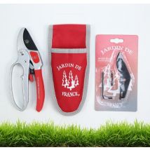 Jardin De France - Offre Spéciale : Sécateur Crémaillère + Lame De Rechange - Outils