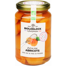 Bioloklock - Abricots Au Sirop - 360g - Fruits appertisés