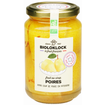 Bioloklock - Poires Au Sirop - 370g - Fruits appertisés