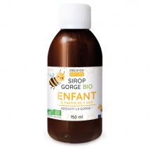 Propos’nature - Sirop Pour La Gorge Bio - Enfants Contenance - 150 Ml - Produits de la ruche