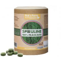 Nat & Form - Spiruline 100% Française - 180 Comprimés - Nat & Form - Complément alimentaire - Allergies