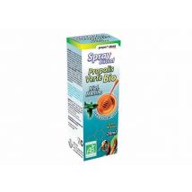 Propos’nature - Spray Buccal Propolis Verte Bio Miel Menthe - Sans Alcool - Produits de la ruche