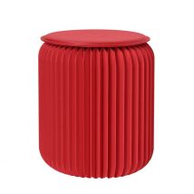 Stooly - Tabouret Pliable 35 Cm Rouge - Mobilier écologique