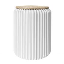Stooly - Tabouret Pliable 50 Cm Blanc - Mobilier écologique