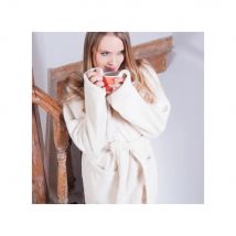 Rekinke - Peignoir En Tissu Éponge Taille S/m Blanc Cassé Gots Et Vegan - Balnéothérapie
