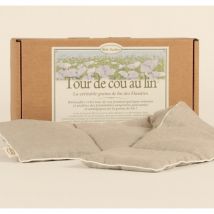 Mille Oreillers - Tour De Cou En Lin Naturel Chauffant - 15 X 75 Cm
