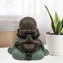 Zen'light - Statue Mini Bouddha Rieur Id e Cadeau Originale Et Porte-bonheur