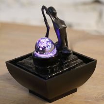 Zen'light - Fontaine À Eau Décorative Yoga 1 Idée Cadeau Zen Et Relaxante