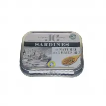 Rekinke - Sardines Au Naturel Aux 5 Baies 115g Jacques Gonidec - Produits sans oeufs