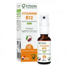 D. Plantes - Vitamine B12 En Spray Goût Cerise 20ml D.plantes Vegan - Allergies