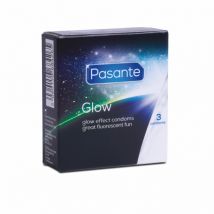 Pasante Glow (1op./3szt.) - prezerwatywy świecące w ciemności