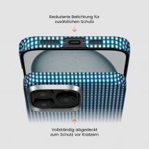 Pitaka ultra dünne Hülle aus Aramidfaser mit Magsafe für iPhone 16 Plus Ozeanblau iPhone 16 Plus Kunststoff Aramidfaser