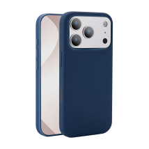 Shockguard Silikon Case für iPhone 17 Pro Dunkelblau iPhone 17 Pro Silikon