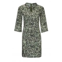 Damen Kleid Minikleid Sommerkleid grün Langarm Businesskleid kurz