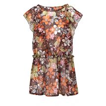 HEINE - Best Connections Volant Chiffon Druckbluse, bunt