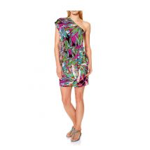 Heine Damen Kleid Druckkleid bunt