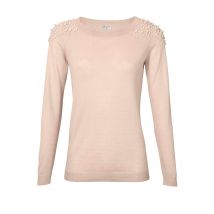 Strickpullover Damen Strick Freizeit nude Herbst Winter Langarm Pullover