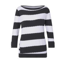 Strickpullover schwarz-weiß von Création L