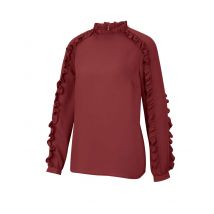 Damen Bluse in terracotta