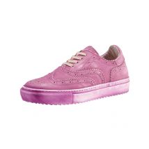 Andrea Conti Leder-Sneaker, pink