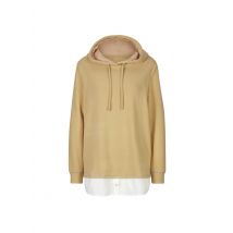 2-in-1-Sweatshirt m.Blusenteil, camel-wei?