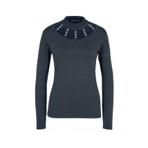 PATRIZIA DINI Damen Pullover Strickpullover Herbst graphit