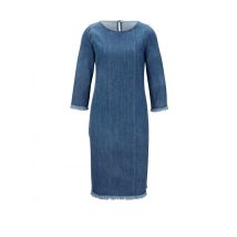Damen Jeanskleid Kleid Jeans Denim Blau sexy Minikleid Freizeitkleid Sommerkleid