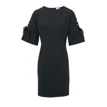 ASHLEY BROOKE Damen Kleid mit Schnürung Schwarz