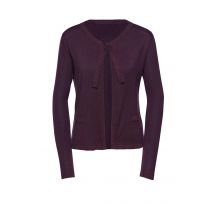 Damen Strickjacke von Création L Premium bordeaux