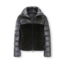 Winterjacke Damen Herbst Winter Übergangs Jacke Steppjacke schwarz Stehkragen