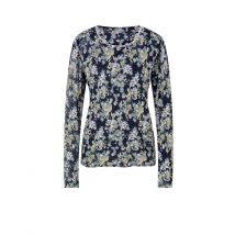 Damen Pullover Strickpullover  Pulli Langarm Freizeit marine-jade Feinstrick
