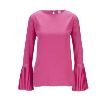 HEINE Damen Bluse mit Volants Himbeere